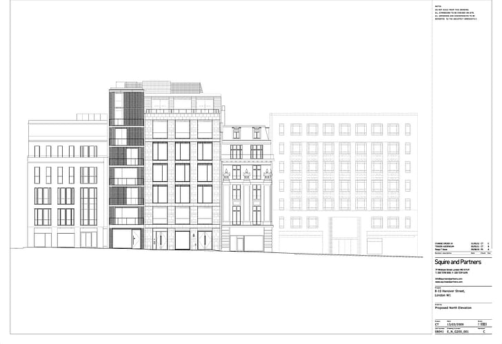 North Elevation - General. Image courtesy of Squire and Partners.