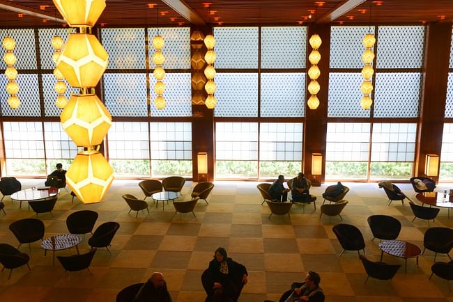 Owners of the fabled Hotel Okura say it is too old The main lobby of the entrance hall. Noriko Hayashi - For The Washington Post.