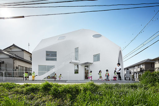 The newly built Clover House in Okazaki by MAD. Photo: Fuji Koji.