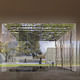 The Nancy and Rich Kinder Building entrance and garden view. Courtesy of Steven Holl Architects 