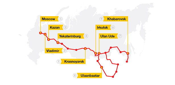 Pits Stop Trassiberian Map 