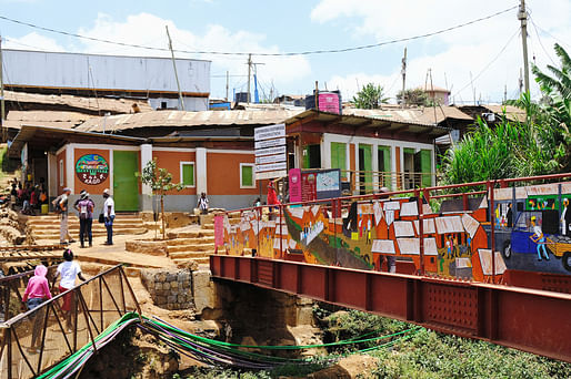 Kounkuey's Kibera Public Space Project in Nairobi, Kenya. Photo: Courtesy of Kounkuey Design Initiative