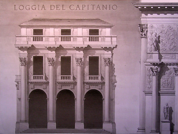 Loggia Del Capitanio (front fassad)