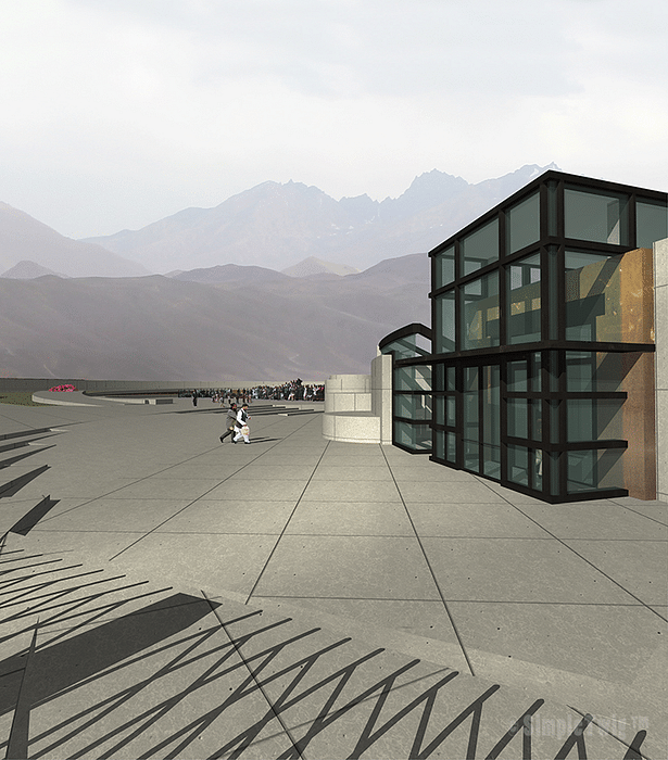 Bamiyan Cultural Centre - Main entrance
