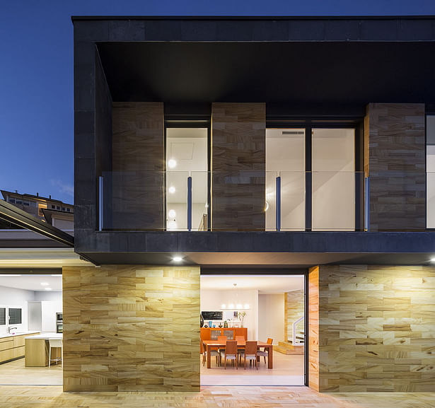 Kitchen at night - E House