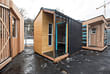 Sleeping Pod designed and built by PSU Architecture students. Photo credit: Mark Stein