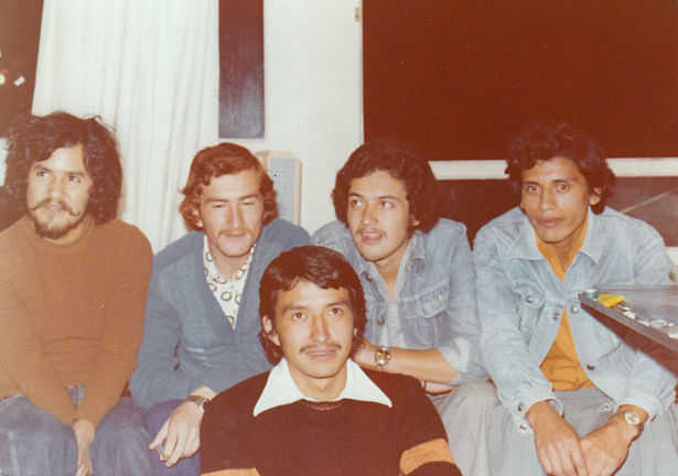 From left to right: Jaime Bautista, Oswaldo Arteaga, Francisco Bohorquez, Fernando Arregui & Edgar Barahona