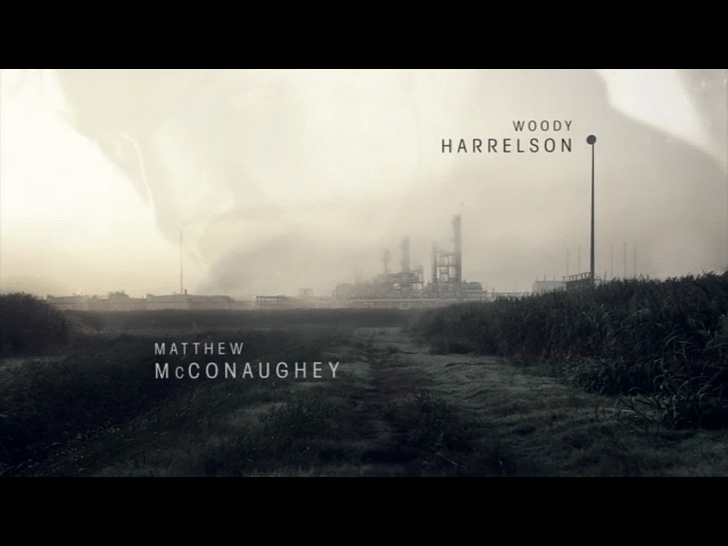 Screenshot from opening sequence of 'True Detective', via Julia Ingalls. 