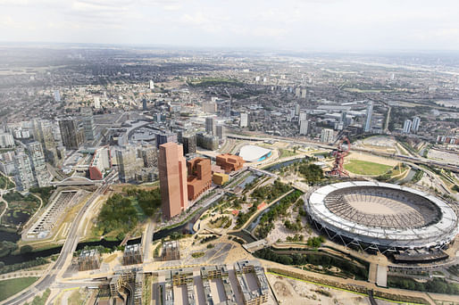 Plans for V&A East at the Queen Elizabeth Olympic Park in East London.