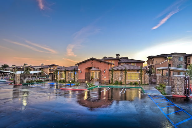 Community Center at Dusk