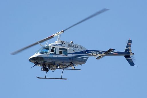 An LAPD "Jetranger" helicopter via wikimedia.org