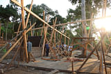 Wood construction coooming up (Photo: Zifeng Wei)