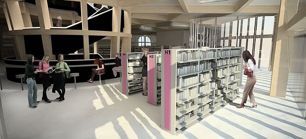 Interior - Library space