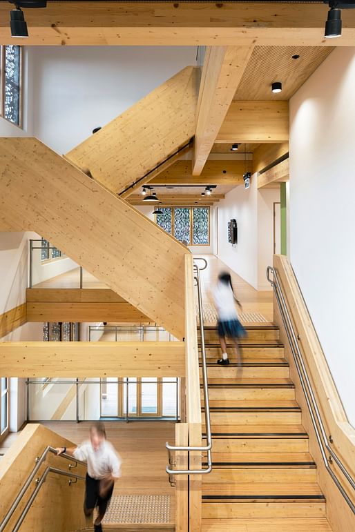 Sustainable Architecture - Milo Murphy Award: Our Lady of the Assumption Catholic Primary School by BVN | North Strathfield. Photo: Brett Boardman.