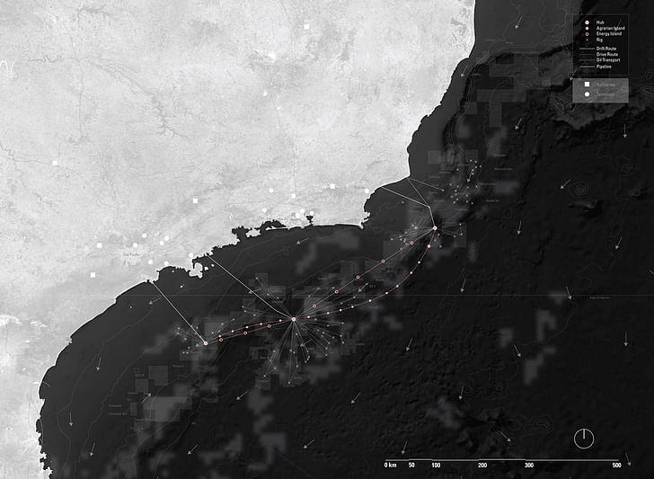 Master plan of Petropolis along the southeast coast of Brazil