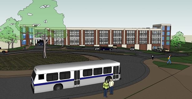 Interior Campus View - Sketchup Model