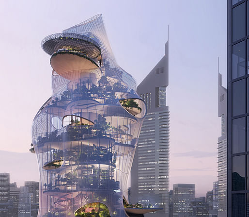 Aera Vertical Resort by OBMI was the winner in the 2022 Radical Innovation Awards. The 2024 edition is now accepting submissions (details below). Rendering courtesy OBMI.