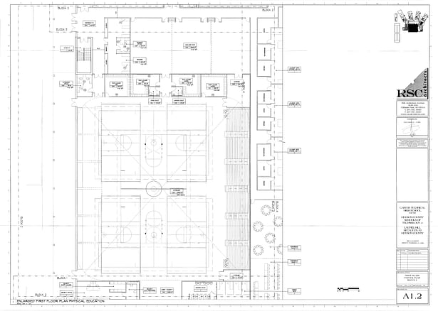 First Floor - Partial Plan, Block 2
