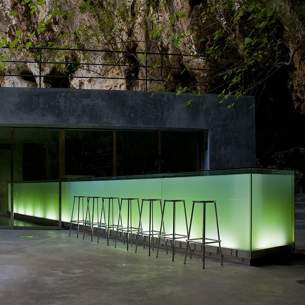 Bar in the Caves of Porto Cristo. Majorca by A2arquitectos
