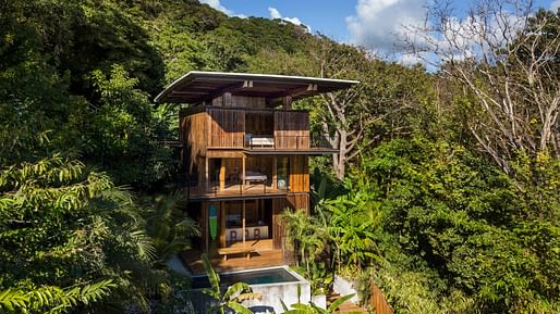 Costa Rica Treehouse, Santa Teresa, Costa Rica by Olson Kundig. Image credit: Nic Lehoux