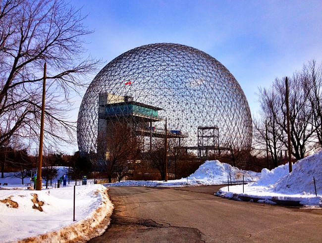 Buckminster Fuller's Biosphere in Montreal. Photo: Alex Faris/Wikipedia.org
