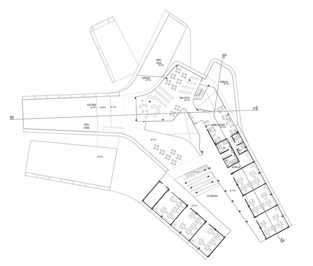 Segunda planta, segunda etapa, momento 1 Second floor, second stage, moment 1 