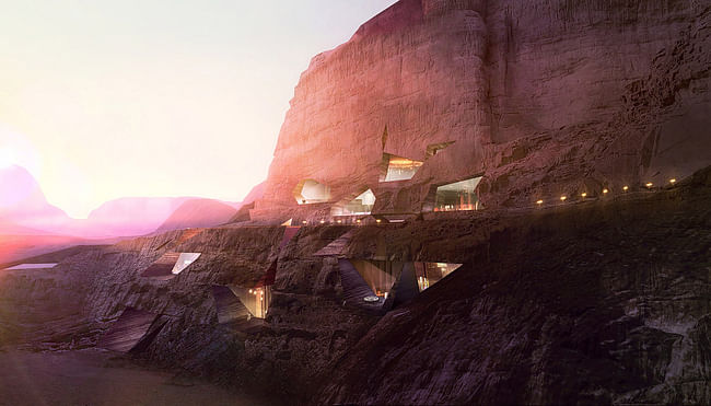 Future Project of the Year – Commercial: Wadi Rum Resort, Jordan, Oppenheim Architecture + Design, USA