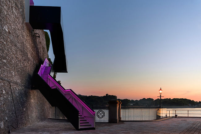 Shortlisted for RIBA Stephen Lawrence Prize 2014: Royal William Yard Staircase by Gillespie Yunnie Architects. Photo: Downer.
