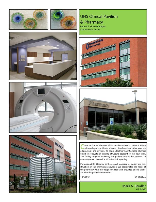 UHS Robert B. Green Clinical Pavilion & Pharmacy - Page 2