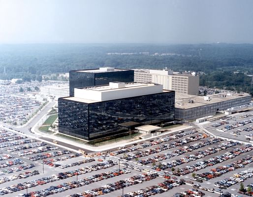 National Security Agency headquarters, Fort Meade, Maryland. Image via wikipedia.org.