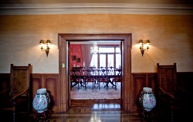 View from Great Hall to Dining Room