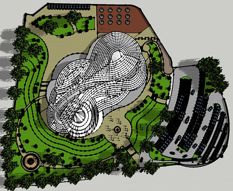 Redesigning of Alhambra Art Complex. (master plan)