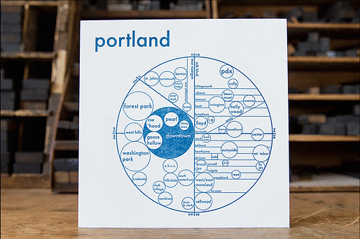 A mental map of Portland (photo via FastCompany)