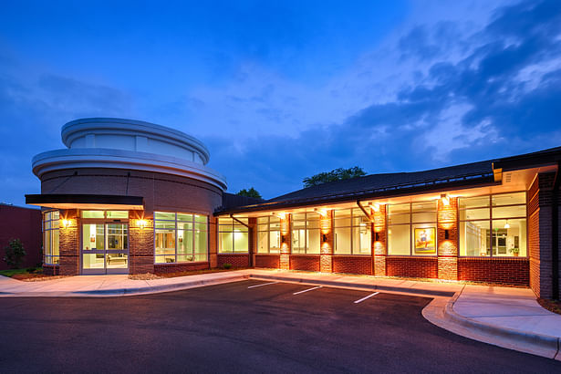 The Fitness Center at dusk