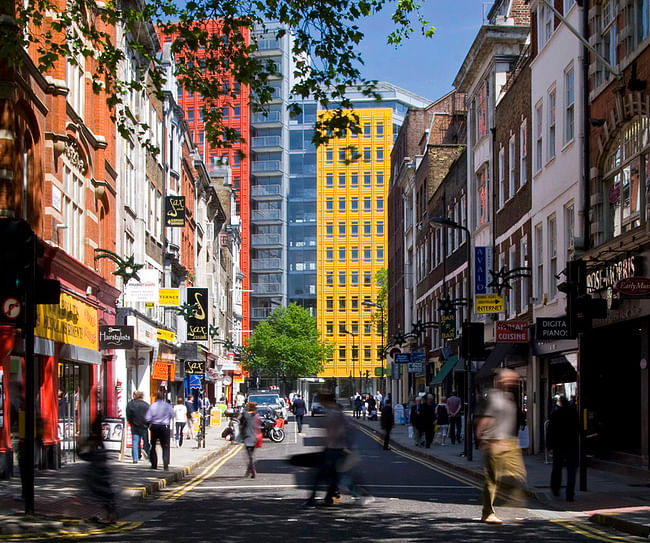 Central St. Giles Court, London. Renzo Piano Building Workshop © Agnese Sanvito