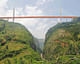 Illustration of the completed Beipanjiang Duge Bridge. (Image by Jon Fether, Jesus Catalan and Eric Sakowski via HighestBridges.com) 
