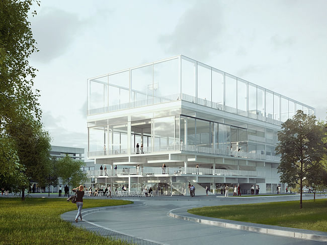 Holcim Awards Silver - Public Condenser: Low-cost flexible university building, Paris, France. Image courtesy of Holcim Awards 2014 for Europe.
