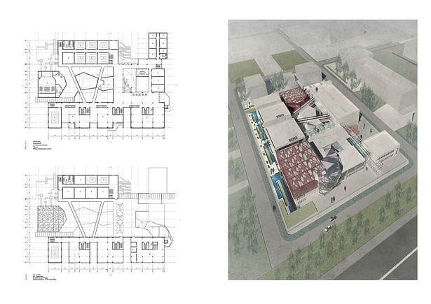the 3rd prize of the AUTODESK Revit CUP Sustainable architectural design competition of National College Students, CHINA