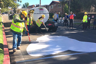 Fighting urban heat with cool pavement in Los Angeles