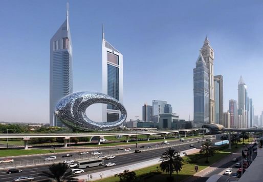 Conceptual rendering of the $136M Museum of the Future, which is scheduled to open in 2017. (Image via Sheikh Mohammed's Twitter feed)