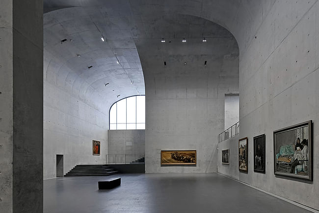Interior of the West Bund Lond Museum. Photo by Su Shengliang, courtesy of Andrei Zerebecky.