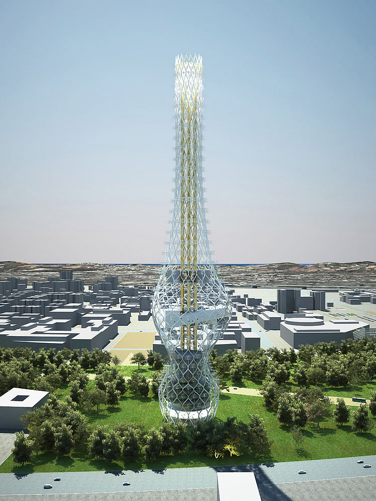 大人気新作 NL Architects' Taiwan Tower #1: Tower of Power 置物