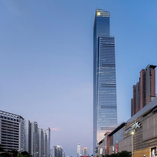 Guangxi China Resources Tower by Goettsch Partners. Image: © Arch-Exist, courtesy CTBUH. 
