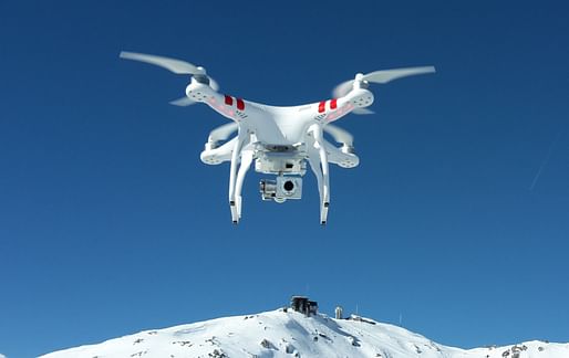 The DJI Phantom quadcopter. Credit: Wikipedia
