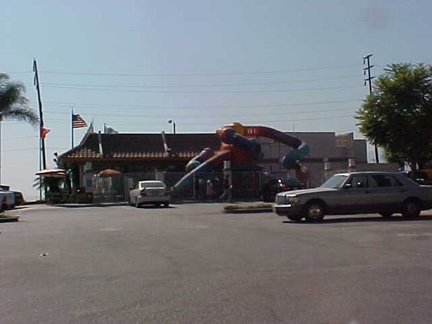 Rear of Irwindale McDonald's - Play Place to be removed