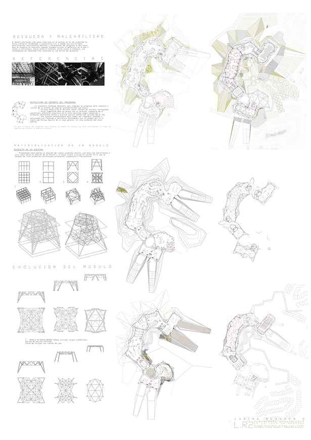 evolution of the architectural space and the estructural solution