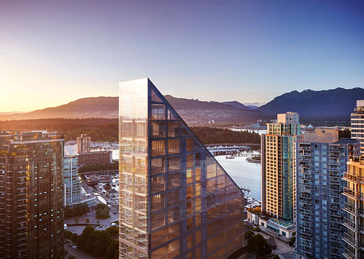 The timber-framed, Vancouver-waterfront adjacent Terrace House by Shigeru Ban. Image: PortLiving