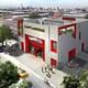 Jeanne Gang's Fire Rescue 2 in the Brownsville neighborhood of Brooklyn. Image: Studio Gang Architects