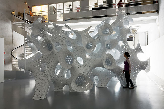 “nonLin/Lin Pavilion” | Permanent collection of the FRAC Centre, Orleans, France; MARC FORNES / THEVERYMANY (Photo: Francois Lauginie)