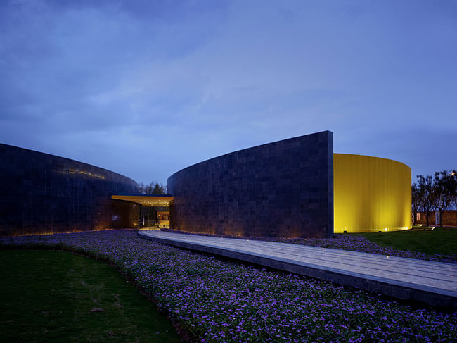 Exterior at Night. Photo: Yang Chaoying